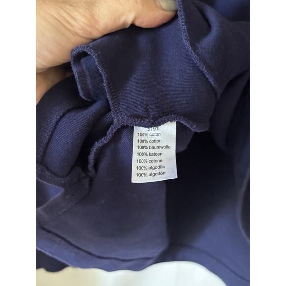 Lacoste Quarter Zip Sweatshirt 6 Mens XL Navy Blue - Picture 5 of 11